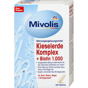 Kieselerde Komplex + Biotin 1.000 Tabletten 120 St Mivolis