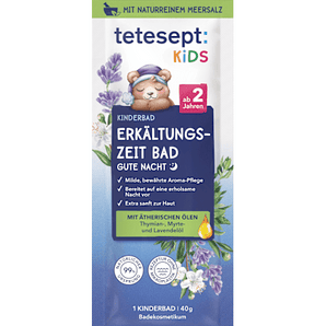 Kinder Badezusatz Erkältungszeit Gute Nacht tetesept