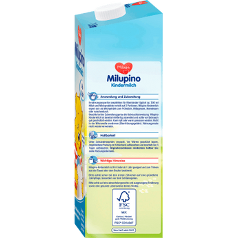 Kindermilch Milupino ab 1 Jahr, 1 l - VivaVoss