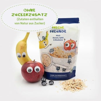 Kindermüsli Banane, Apfel & Blaubeere ab 1 Jahr, 220 g - VivaVoss