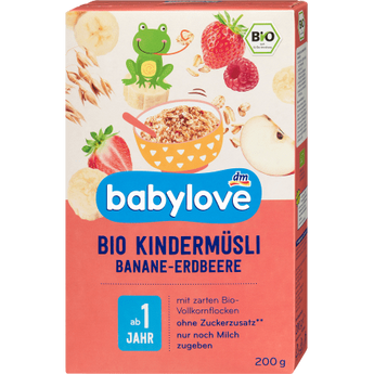 Kindermüsli Bio Banane - Erdbeere ab 1 Jahr, 200 g - VivaVoss