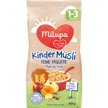 Kindermüsli Früchte ab 1 Jahr, 400 g - VivaVoss