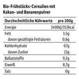 Kindermüsli Schoko Chips Kakao & Banane, ab 3 Jahren, 275 g - VivaVoss