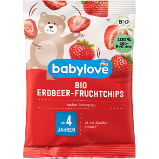 Kindersnack Bio Erdbeer - Fruchtchips ab 4 Jahren, 12 g by BabyLove – Available at VivaVoss