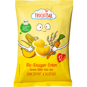 Kindersnack Knusper - Enten Karotte, Kürbis, Mais & Reis ab 12 Monaten, 30 g Baby Snack by FruchtBar – Available at VivaVoss