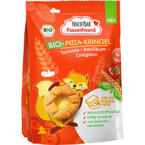 Kindersnack Pizzakringel Tomate Kräuter, ab 3 Jahren, 80 g Baby Snack by FruchtBar – Available at VivaVoss