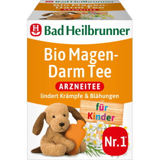 Kindertee, Bio Magen - Darm Tee (8 Beutel), 14,4 g - VivaVoss