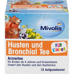 Kindertee, Husten & Bronchial Tee (12 Beutel) Mivolis