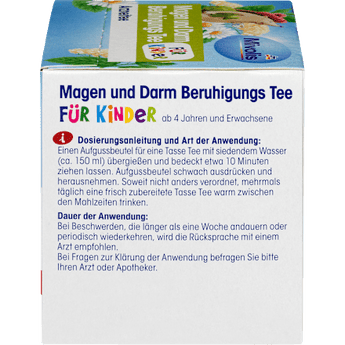 Kindertee, Magen & Darm Beruhigungs Tee (12 Beutel) Mivolis