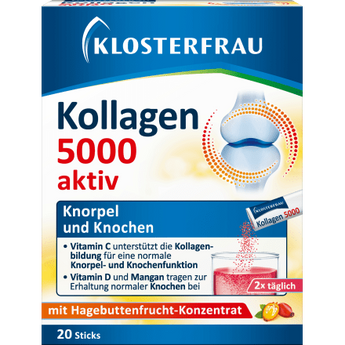 Kollagen 5000 aktiv Sticks 20 St, 80 g - VivaVoss