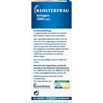 Kollagen 5000 aktiv Sticks 20 St, 80 g - VivaVoss