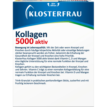Kollagen 5000 aktiv Sticks 20 St, 80 g - VivaVoss