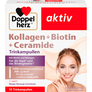 Kollagen + Biotin + Ceramide Trinkampullen 10 St Doppelherz