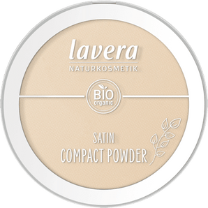 Kompakt Puder Satin 02 Medium lavera NATURKOSMETIK