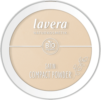 Kompakt Puder Satin 02 Medium lavera NATURKOSMETIK