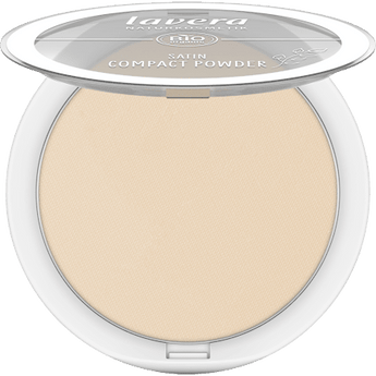 Kompakt Puder Satin 02 Medium lavera NATURKOSMETIK