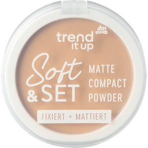 Kompakt Puder Soft & Set Matte 040, 9 g Puder & Mattierung by trend !t up – Available at VivaVoss