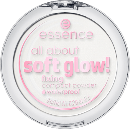 Kompaktpuder All About Soft Glow! Fixing Waterproof essence