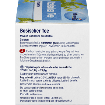 Kräutertee, Basischer Tee (12 Beutel) Mivolis