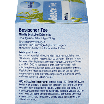 Kräutertee, Basischer Tee (12 Beutel) Mivolis