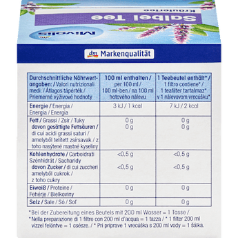 Kräutertee, Salbei Tee (12 Beutel) Mivolis