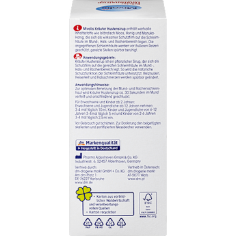 Kräuter Hustensirup mit Manuka Honig Mivolis
