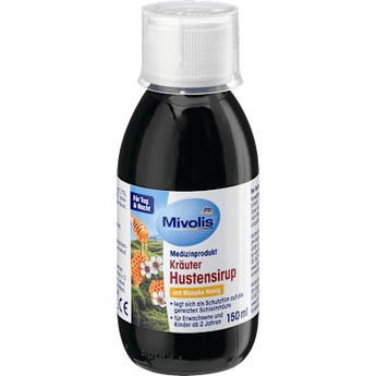 Kräuter Hustensirup mit Manuka Honig Mivolis