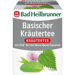 Kräutertee Basisch mit Zink (8 Beutel), 14,4 g - VivaVoss