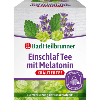 Kräutertee "Einschlaftee mit Melatonin" (12 Beutel), 27,12 g - VivaVoss