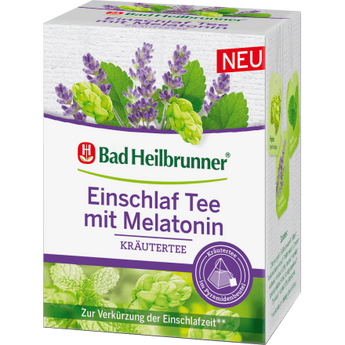 Kräutertee "Einschlaftee mit Melatonin" (12 Beutel), 27,12 g - VivaVoss