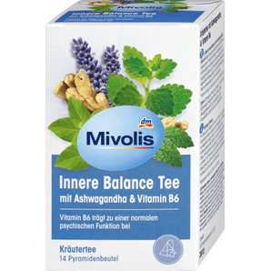 Kräutertee, Innere Balance Tee (14 Beutel), 28 g - VivaVoss