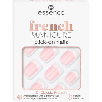 Künstliche Nägel French Manicure Click - On, 12 St, - VivaVoss