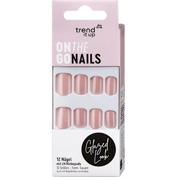 Künstliche Nägel On the Go Nails Glazed Look trend !t up