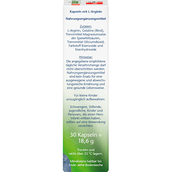 L-Arginin Kapseln, 30 St Doppelherz