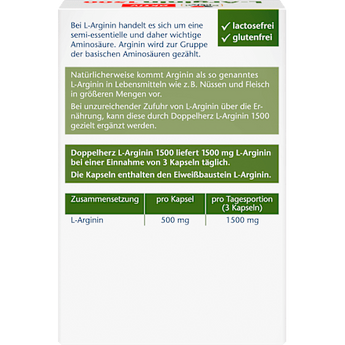 L-Arginin Kapseln, 30 St Doppelherz