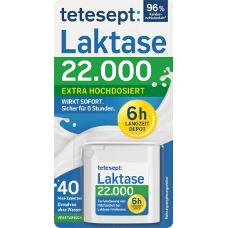 Laktase 22000 Mini Tabletten 40 St, 13,6 g - VivaVoss