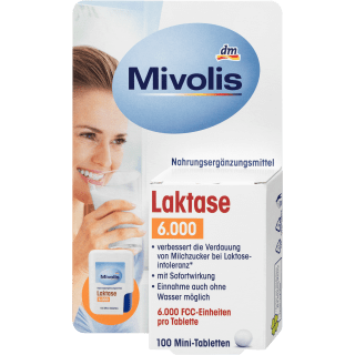 Laktase 6.000 Mini Tabletten 100 St, 8 g - VivaVoss