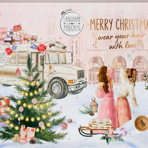 LANGHAARMÄDCHEN 2026 hair Advent calendar – front