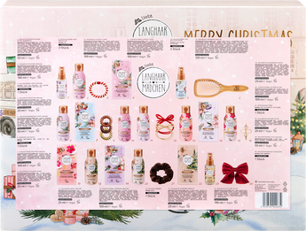 LANGHAARMÄDCHEN 2026 hair Advent calendar – back