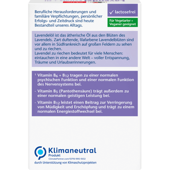 Lavendel Tabletten 30 St., 23,1 g - VivaVoss