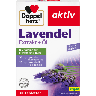 Lavendel Tabletten 30 St., 23,1 g - VivaVoss