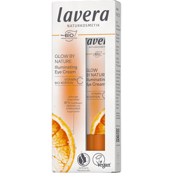 Augencreme Glow by Nature Vitamin C Bio-Koffein lavera NATURKOSMETIK