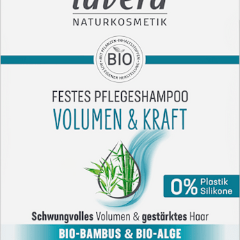 Festes Shampoo Volumen & Kraft  lavera NATURKOSMETIK