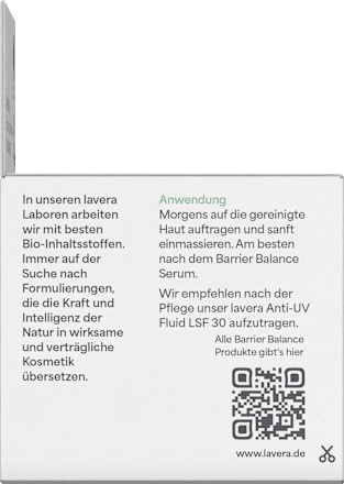 Gesichtscreme Barrier Balance lavera NATURKOSMETIK