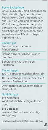 Gesichtscreme Basis Sensitiv feuchtigkeitsspendend  lavera NATURKOSMETIK