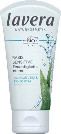 Gesichtscreme Basis Sensitiv feuchtigkeitsspendend  lavera NATURKOSMETIK