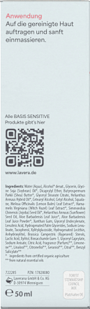 Gesichtscreme Basis Sensitiv trockene Haut lavera NATURKOSMETIK