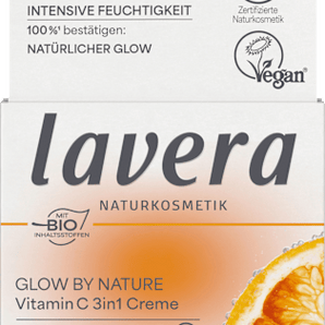 Gesichtscreme Glow By Nature Vitamin C 3in1 lavera NATURKOSMETIK