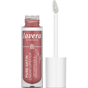 Lippenstift Liquid Pure Satin 02 Nude Petal lavera NATURKOSMETIK