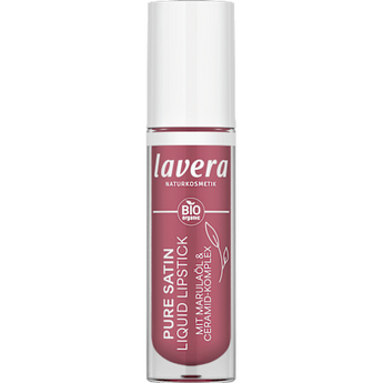 Lippenstift Liquid Pure Satin 03 Wild Mauve lavera NATURKOSMETIK